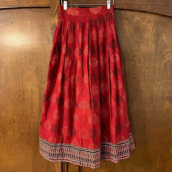 Fabindia Midi Skirt - Size Small - NWOT - Picture 1 of 9